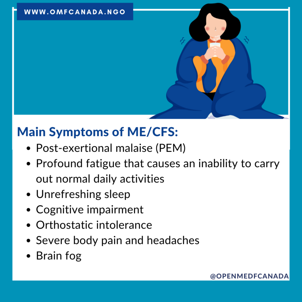 Shareable: Main Symptoms of ME/CFS